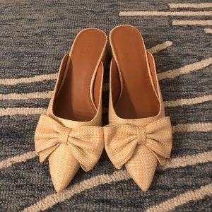 ASOS Bow Heeled Mules